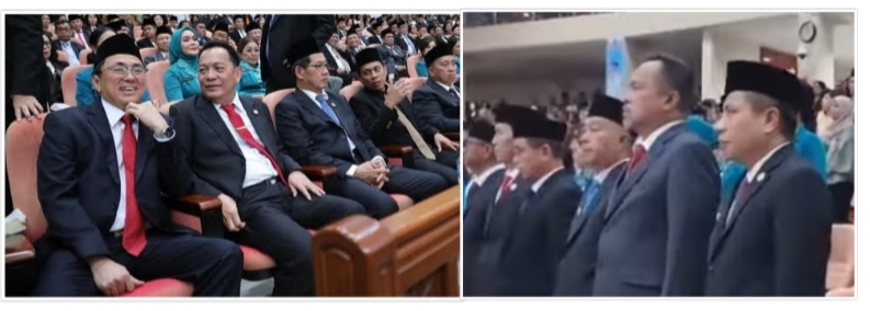 Walikota dan Wawali Manado Saksikan Serah Terima Jabatan Gubernur dan Wakil Gubernur Sulut