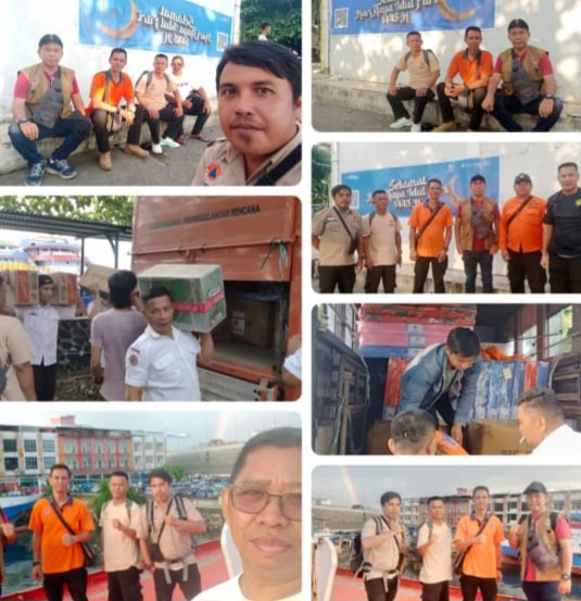 Pemprov Sulut Salurkan Bantuan Erupsi Gunung Ruang Tagulandang Sitaro