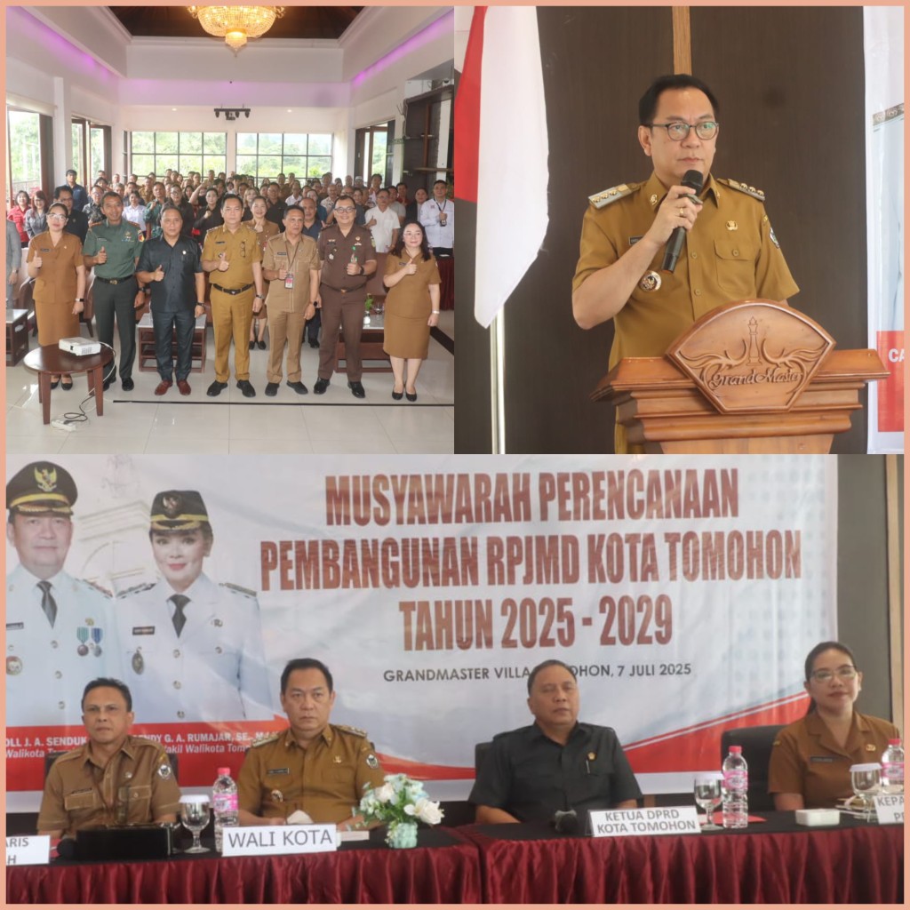 Gelar Musrenbang RPJMD Tomohon 2025-2029, Tekankan Partisipasi Masyarakat dan Kolaborasi untuk Wujudkan Kota Maju dan Sejahtera
