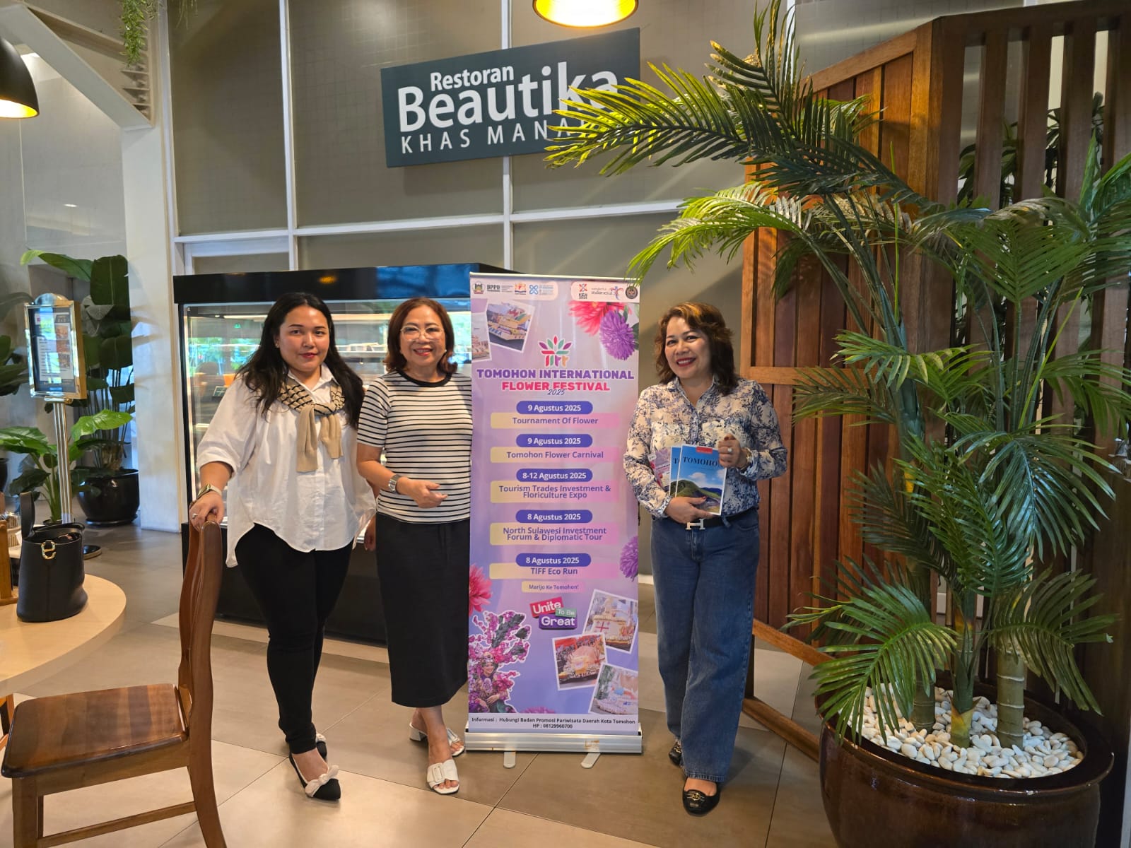 BPPD Tomohon Genjot Promosi TIFF 2025, Sasar Restoran Manado di Jakarta