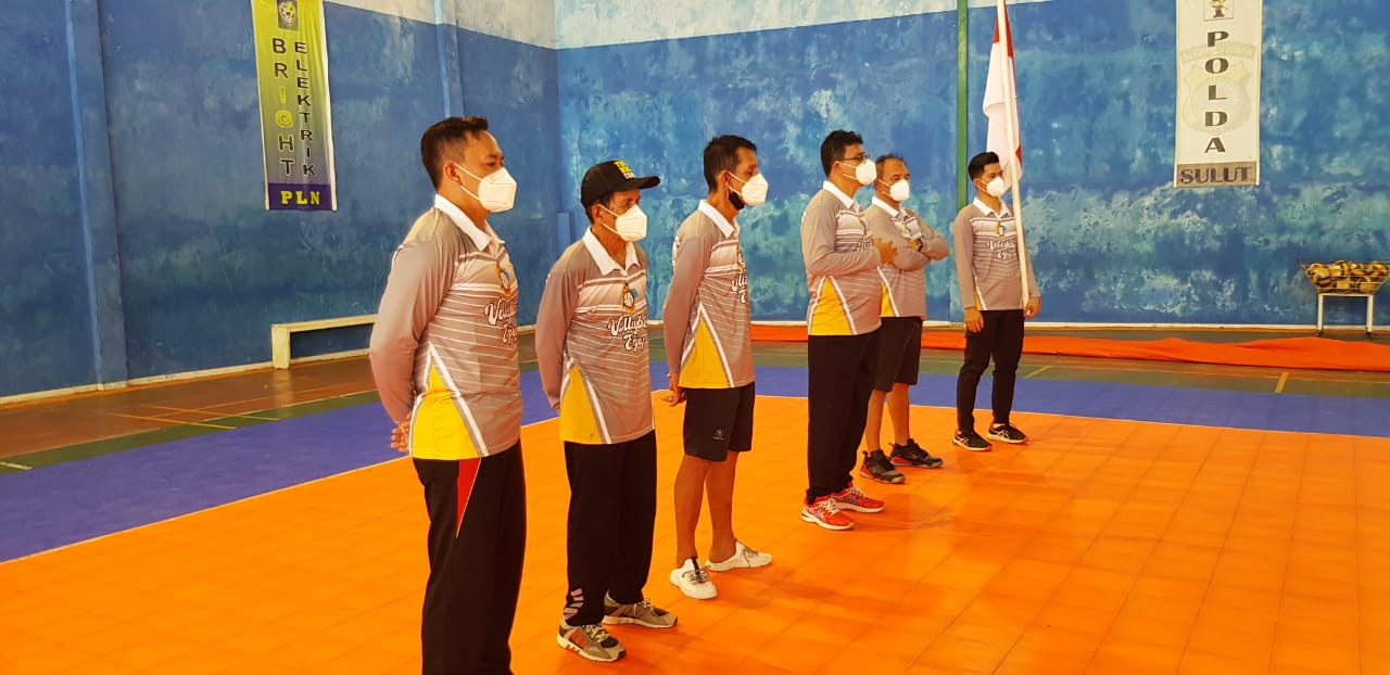 Rayakan HUT RI, Spirit Tim Voli Sulut Hebat ‘Dibakar’