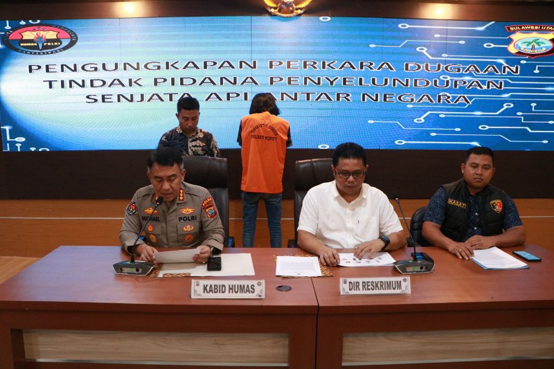 Pengembangan Kasus Penyelundupan Senjata Api Ilegal dari Filipina, Polda Sulut Amankan Satu Lagi Tersangka