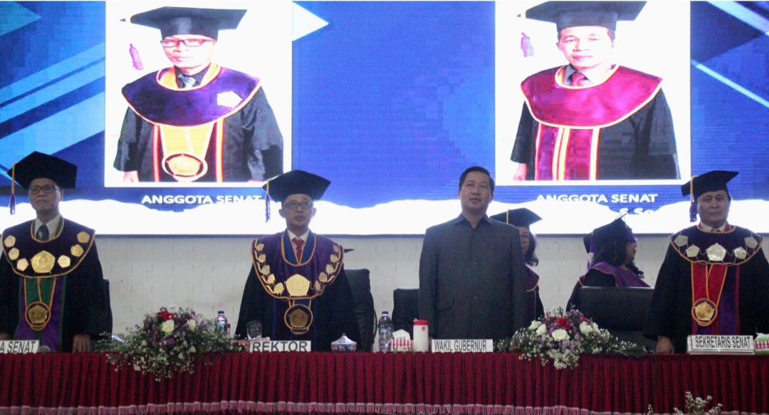 Hadiri Wisuda Unsrat Manado, Ini Pesan Wagub Kandouw