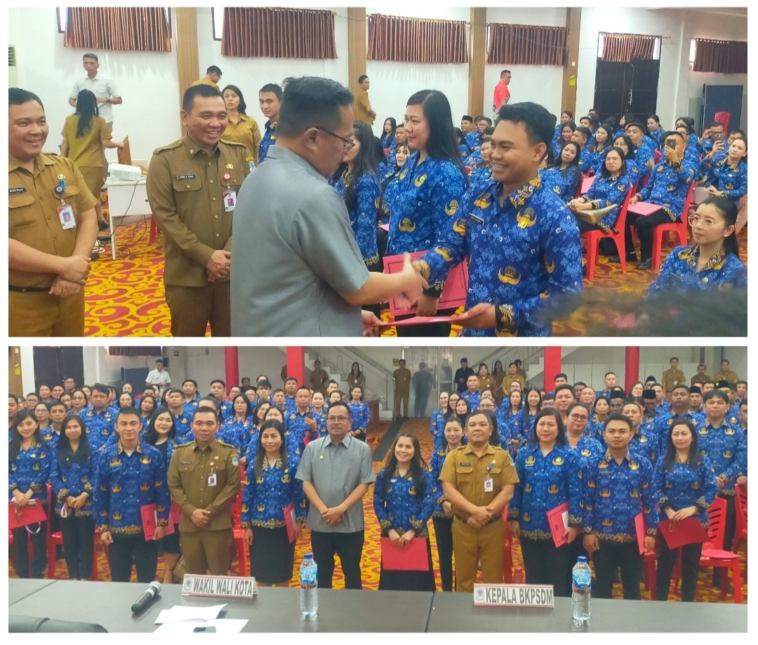 747 PPPK Terima SK, Wawali Manado : Perhatikan Kehadiran dan Moral di Pergaulan Sebagai ASN