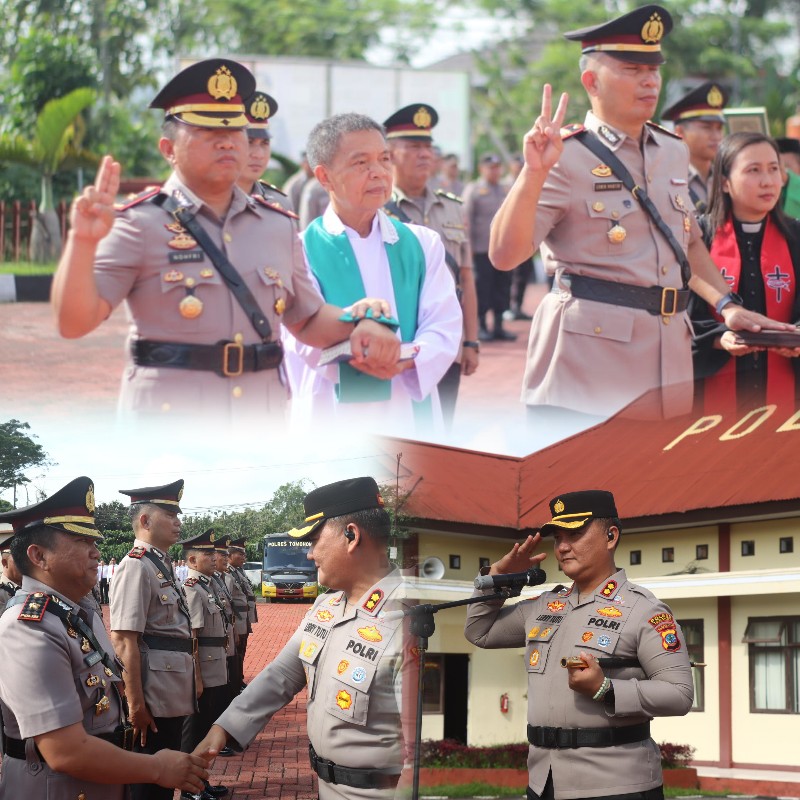 Sertijab di Polres Tomohon: Pejabat Baru Harus Siap Bertugas