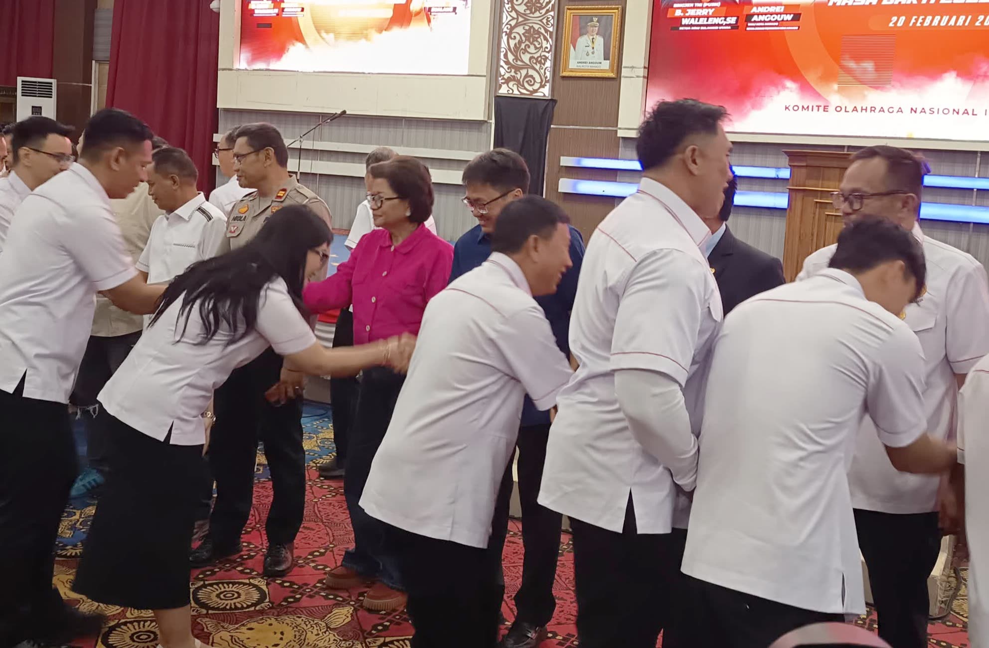 Ketua DPRD Manado  Saksikan Pengukuhan Pengurus KONI