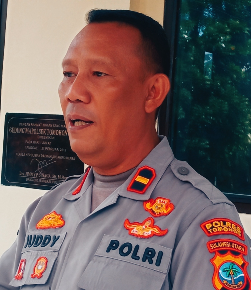 Kapolsek Juddy Alie Apresiasi Kesadaran Hukum Masyarakat Tomsel Tinggi