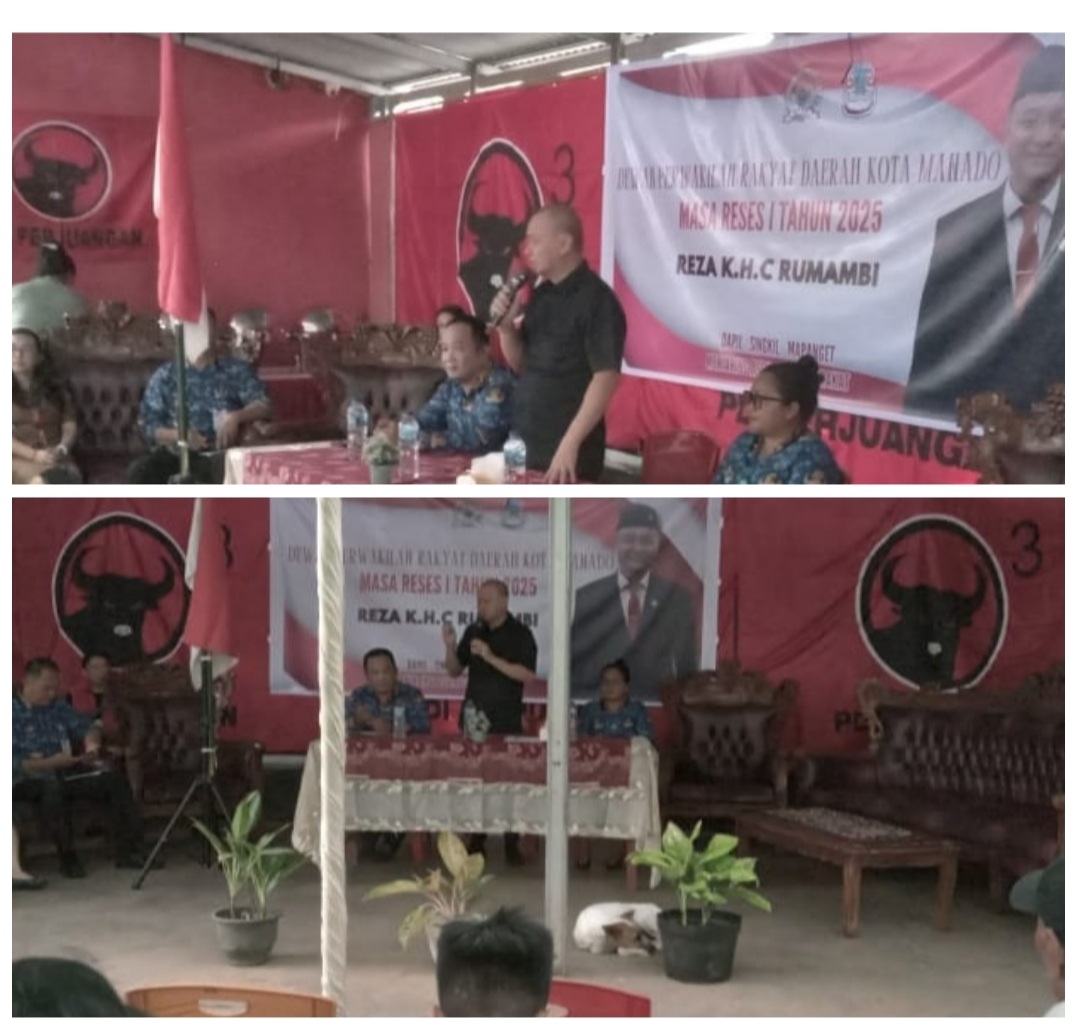 Reza Rumambi Jemput Aspirasi Warga di Mapanget Barat