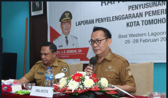 Kejar Deadline Susun LPPD, Walikota Caroll Minta Data Akurat dan Valid   