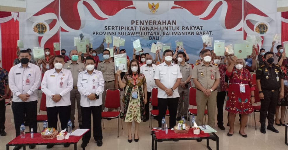 Sertipikat Gratis, Pemprov Sulut Apresiasi Kementerian ATR/BPN RI