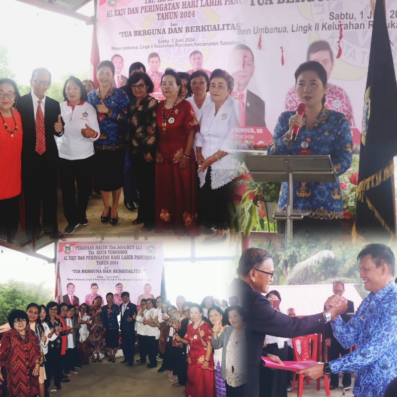 Lansia Tomohon Semarakkan Hari Lanjut Usia Nasional Tahun 2024