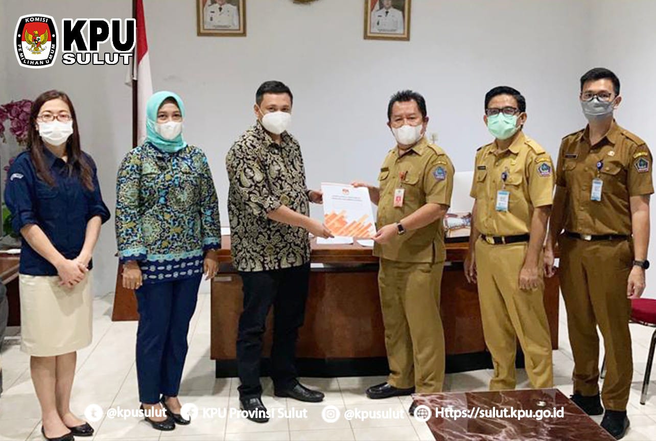 KPU Sulut Audensi Dengan Kesbangpol dan Kejati