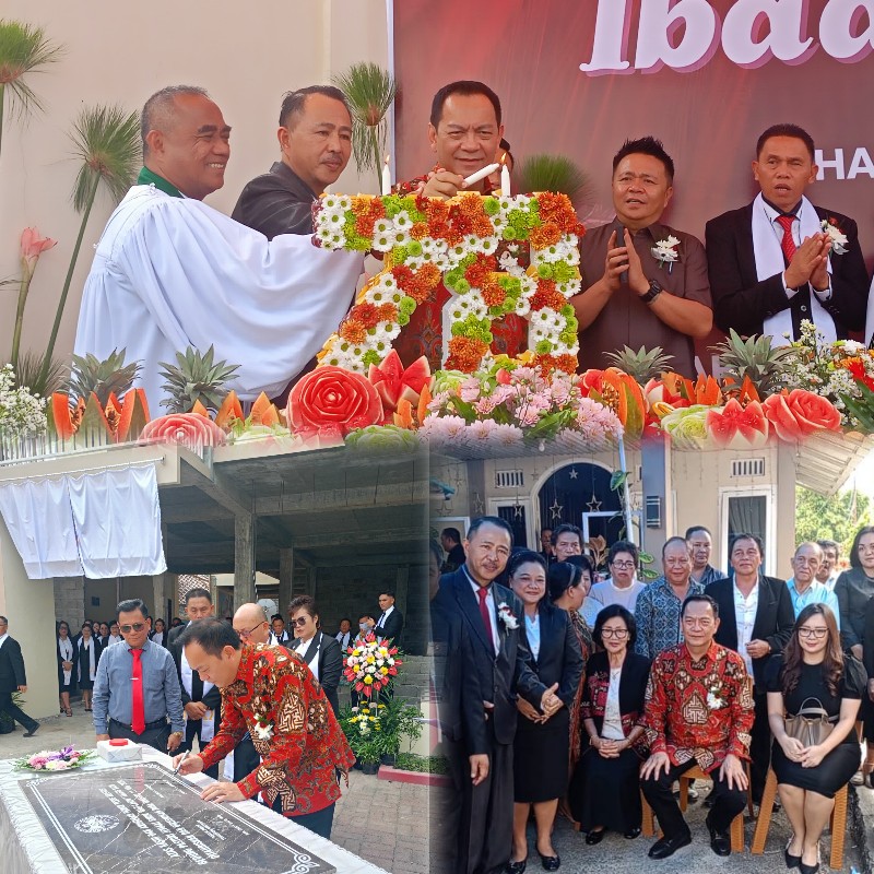 Walikota Tomohon Hadiri Ibadah Syukur HUT ke-78 Jemaat GMIM 