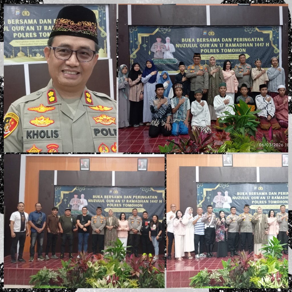 Kapolres Tomohon Ajak Masyarakat Perkuat Silaturahmi dan Jaga Keamanan