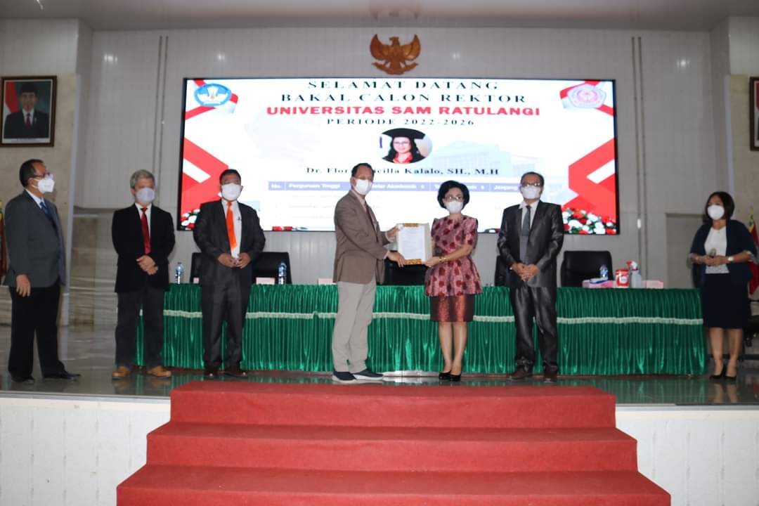 Flora Kalalo Daftar Bakal Calon Rektor Unsrat