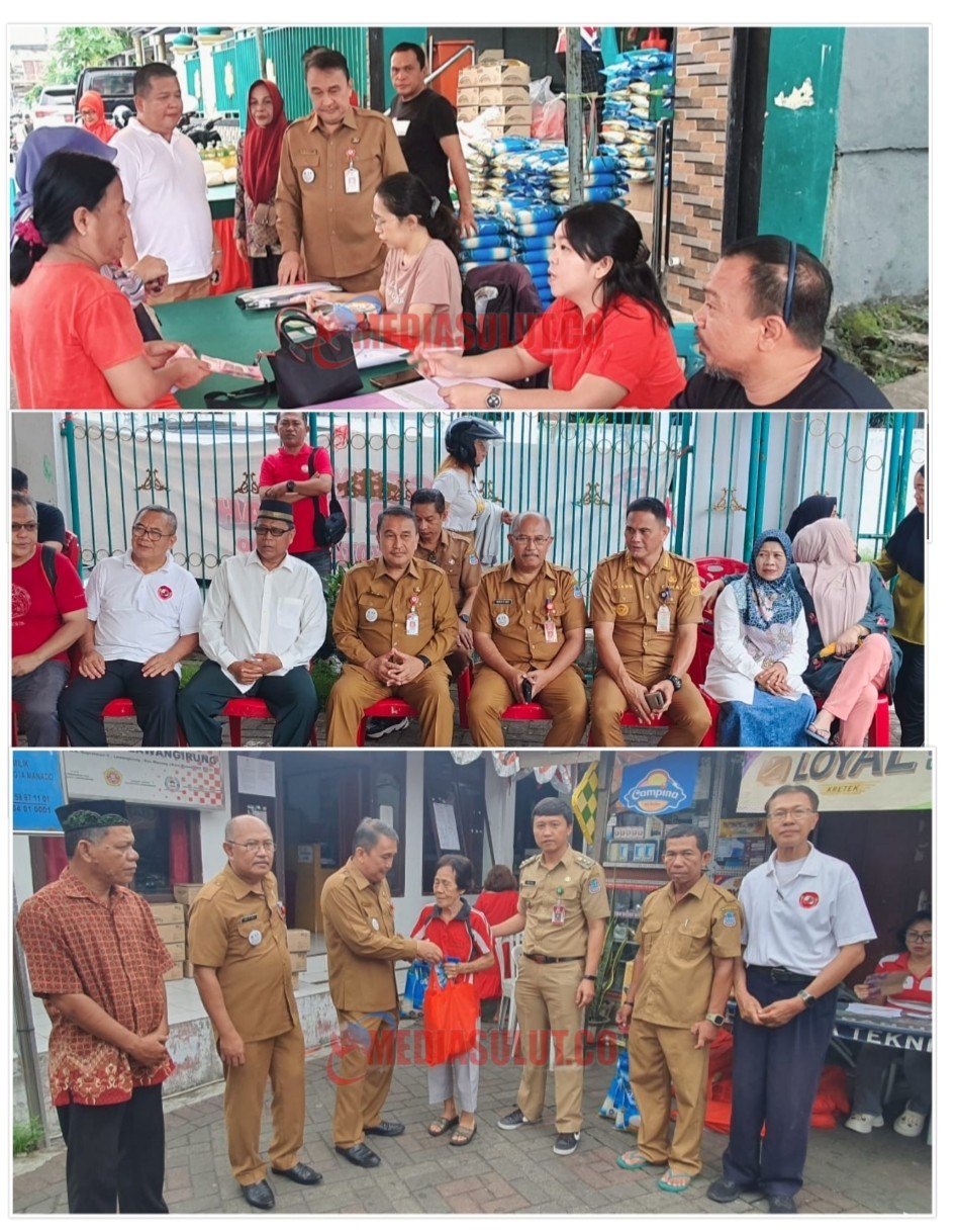Sekda Manado Datangi Tiga Titik Pasar Murah, Wakili Pjs Walikota