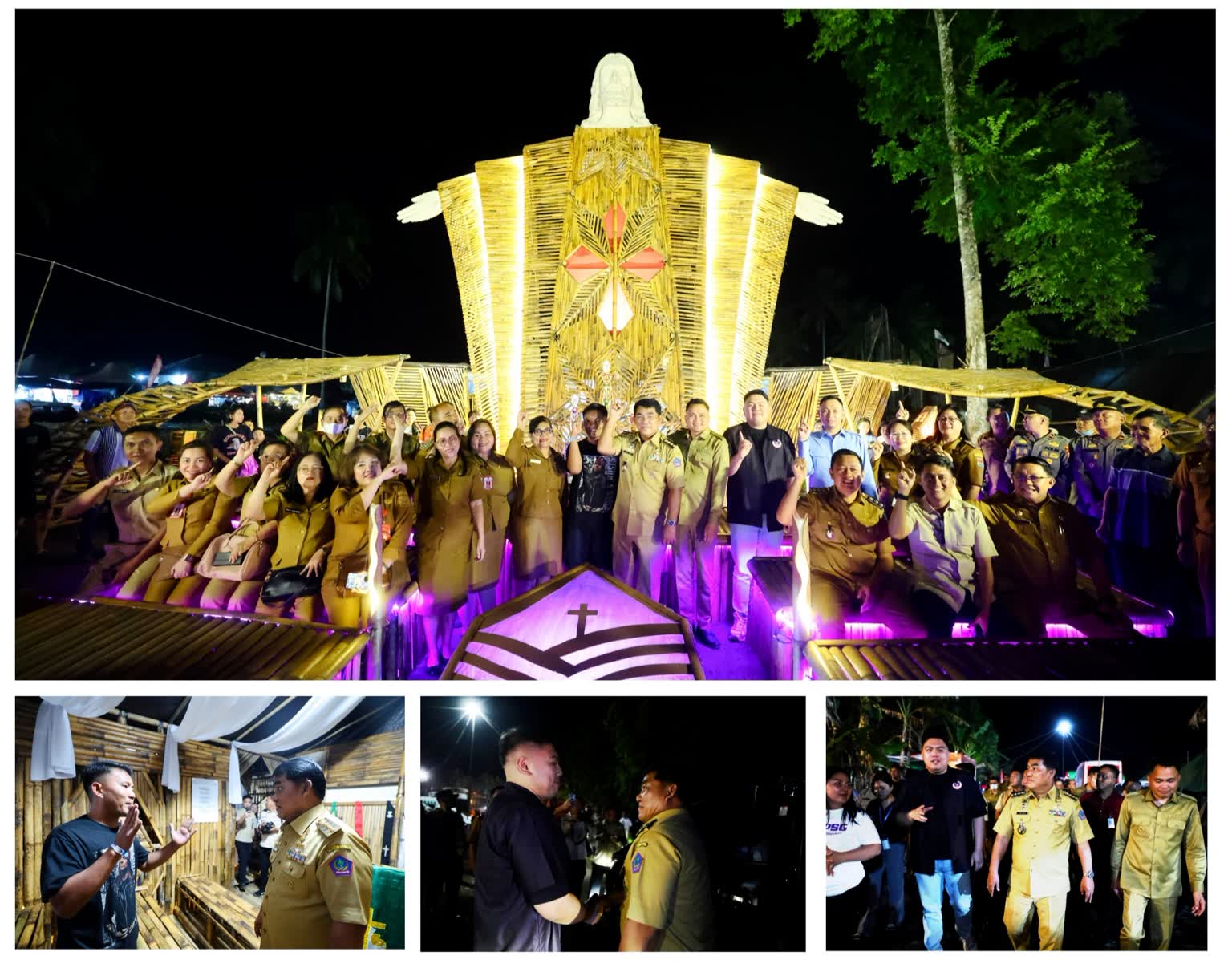 Gubernur Yulius Sambangi Perkemahan Karya Pemuda Gereja (KPG) Sinode GMIM di Kabupaten Mitra