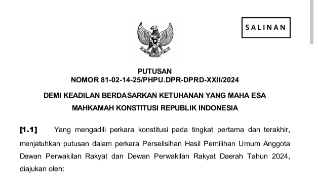 Putusan MK Bawa Anter ke DPRD Sulut, Belasan TPS di Manado 