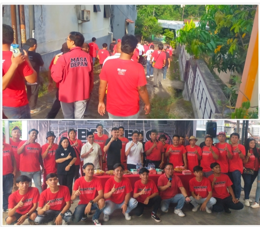 Di Batas Manado-Minahasa AARS Minta Sampaikan Pembangunan Telah Selesai,  Posko Relawan Benteng Minanga Diresmikan - mediasulut.co