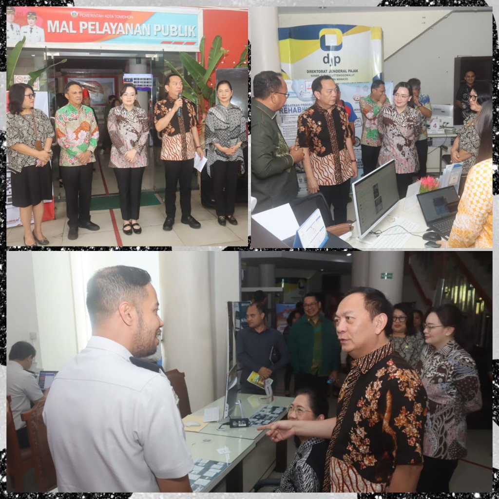 Wali Kota Tomohon Resmikan Empat Aplikasi Layanan Terpadu di Mal Pelayanan Publik