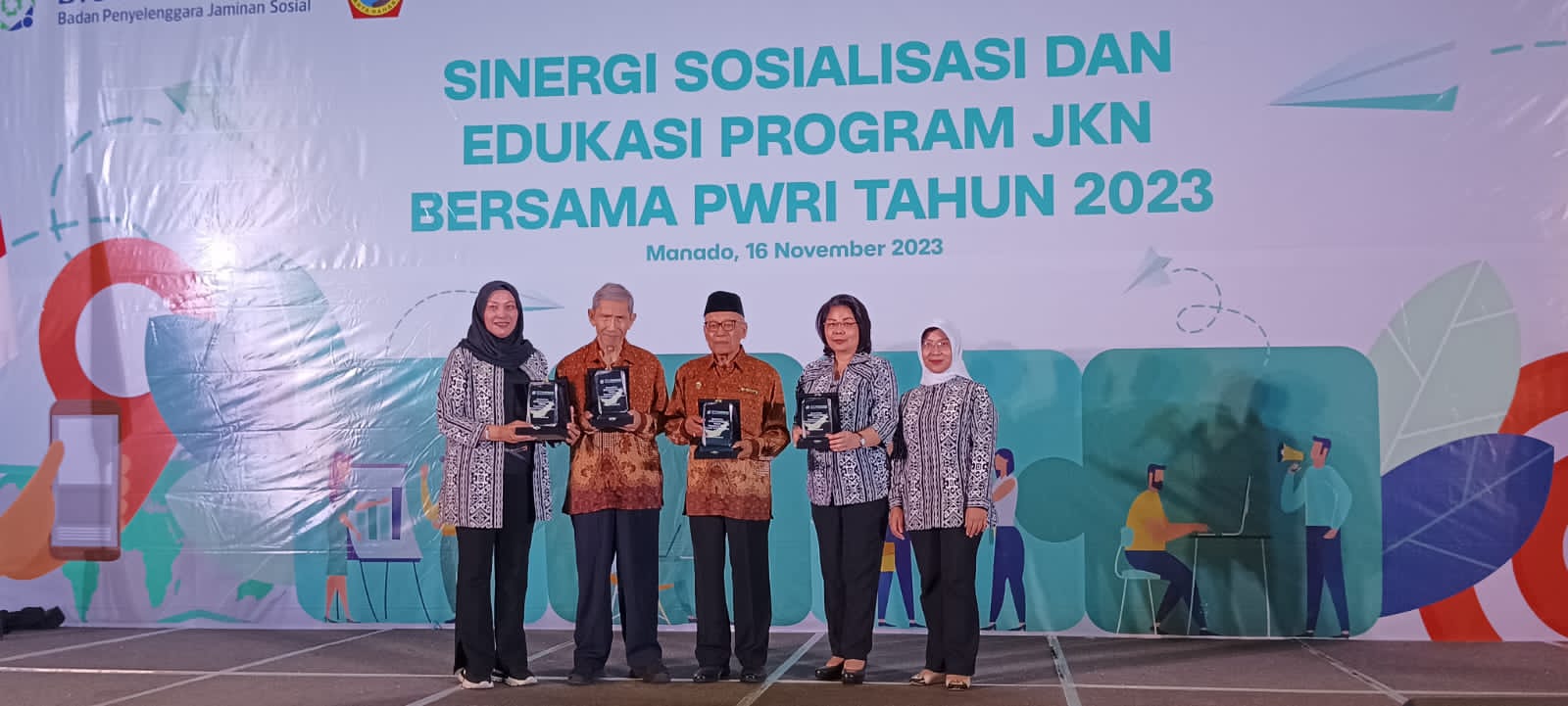 BPJS Kesehatan Kedeputian Wilayah X Sulut Sinergi Bareng PWRI Sulut