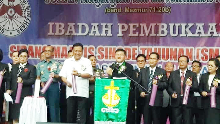 SMST Dibuka, GMIM Diharap Bawa Pesan Damai