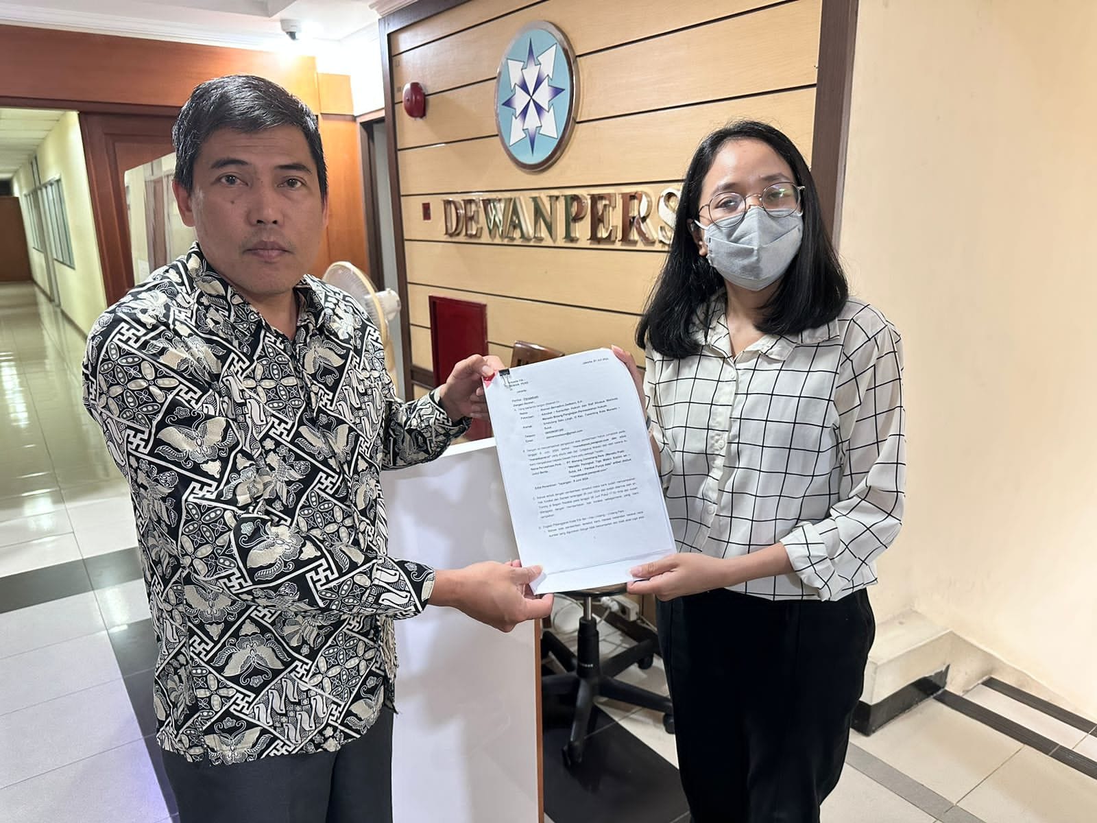 Staf Khusus Walikota Manado Beri Surat untuk Mengadukan MP di Dewan Pers