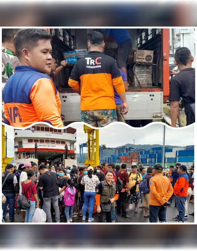 Tim Kemanusiaan Kota Tomohon Selesai Bertugas di Sitaro