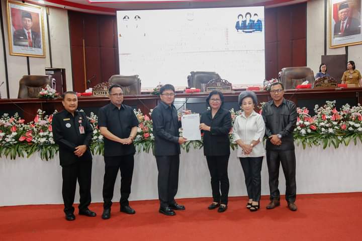  DPRD-Pemkot Manado Paripurnakan Perubahan APBD 2023