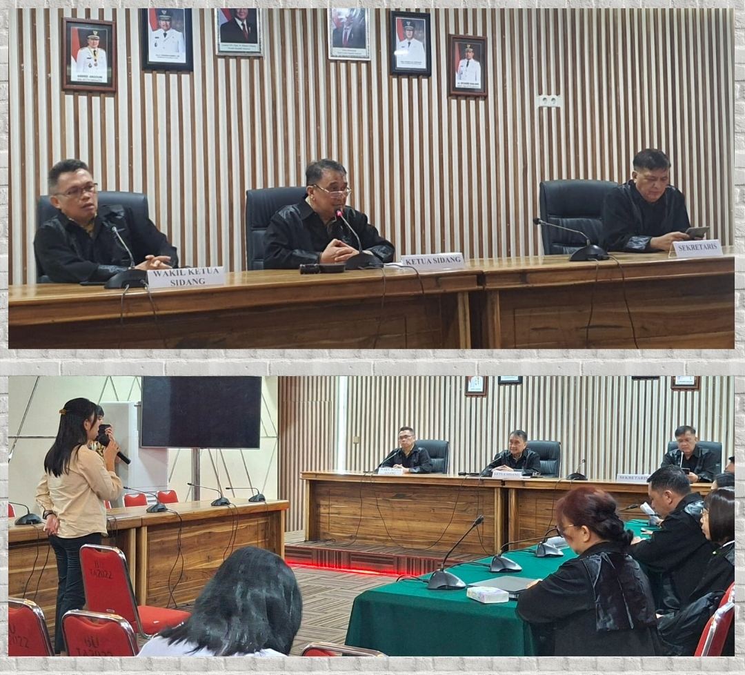 Sekda Lakat Pimpin Sidang TP-TGR Seorang ASN Dokter di Pemkot Manado, Total Rp 136 Juta Lebih