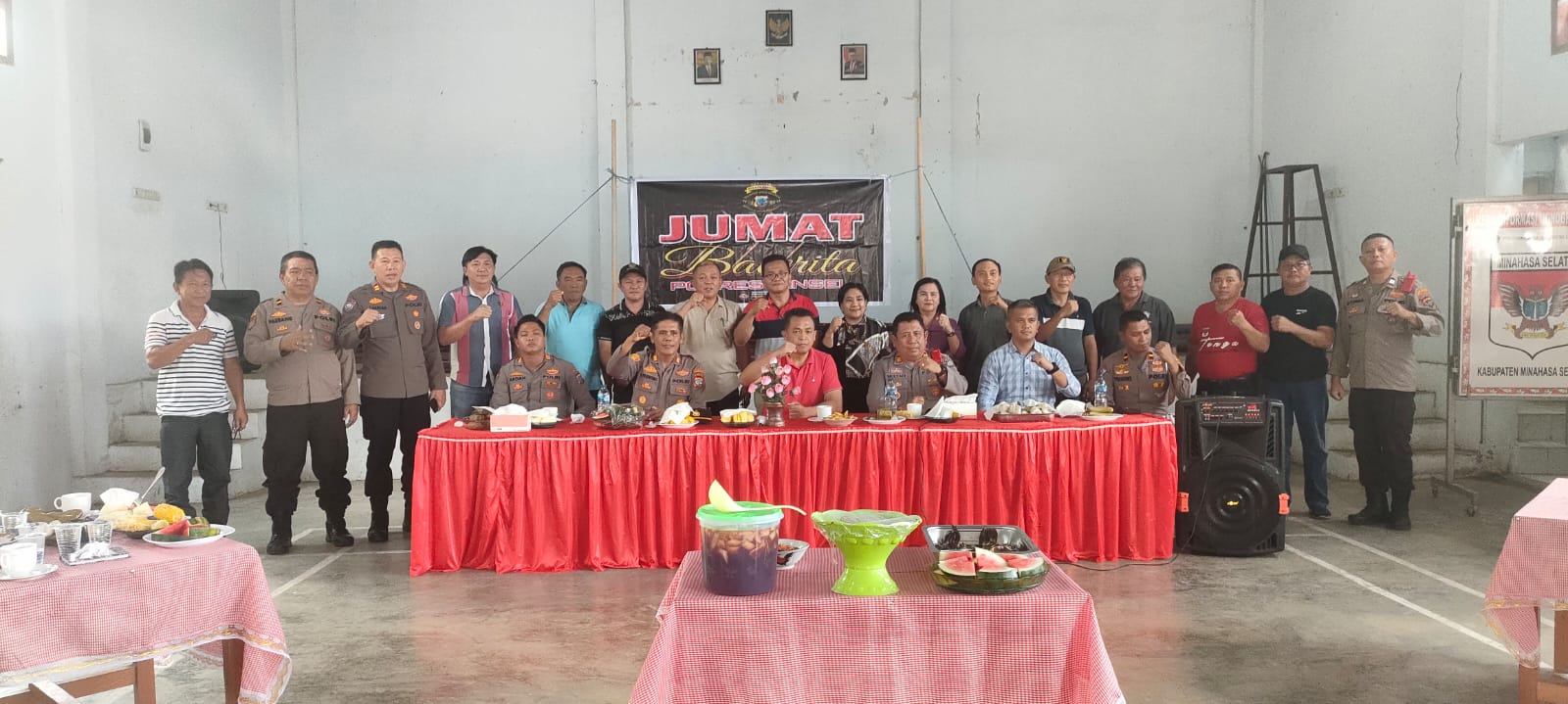 Jumat Bacerita, Polres Minsel Serap Aspirasi Warga Desa Pakuure Tinanian