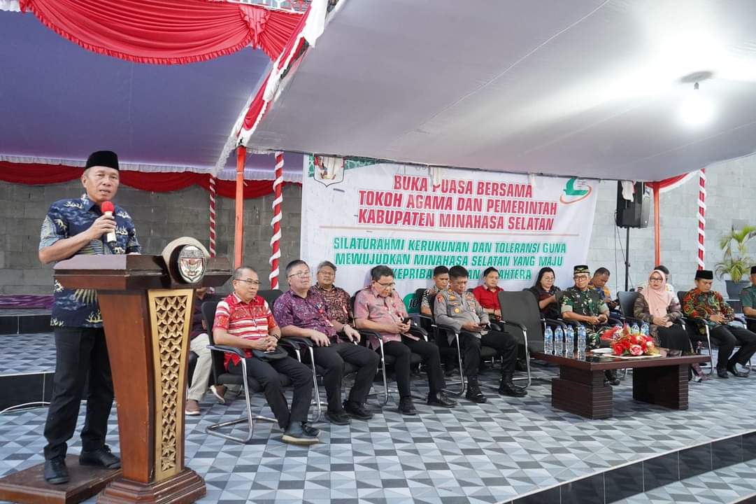 Bupati FDW Hadiri Buka Puasa Bersama Tokoh Agama dan Pemda di RTP Amurang