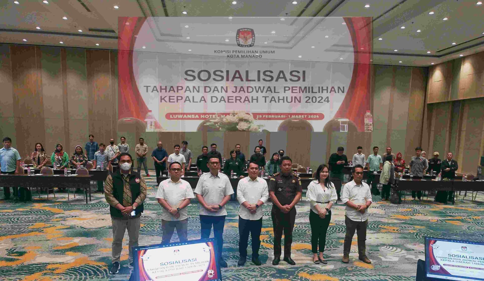KPU Manado Mulai Sosialisasi Jenjang Pilkada Sulut 2024