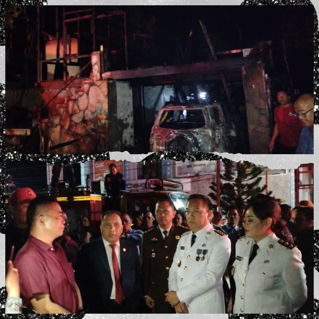 CSSR Tinjau Lokasi Kebakaran di Kelurahan Walian, Korban Jiwa Tiga Orang