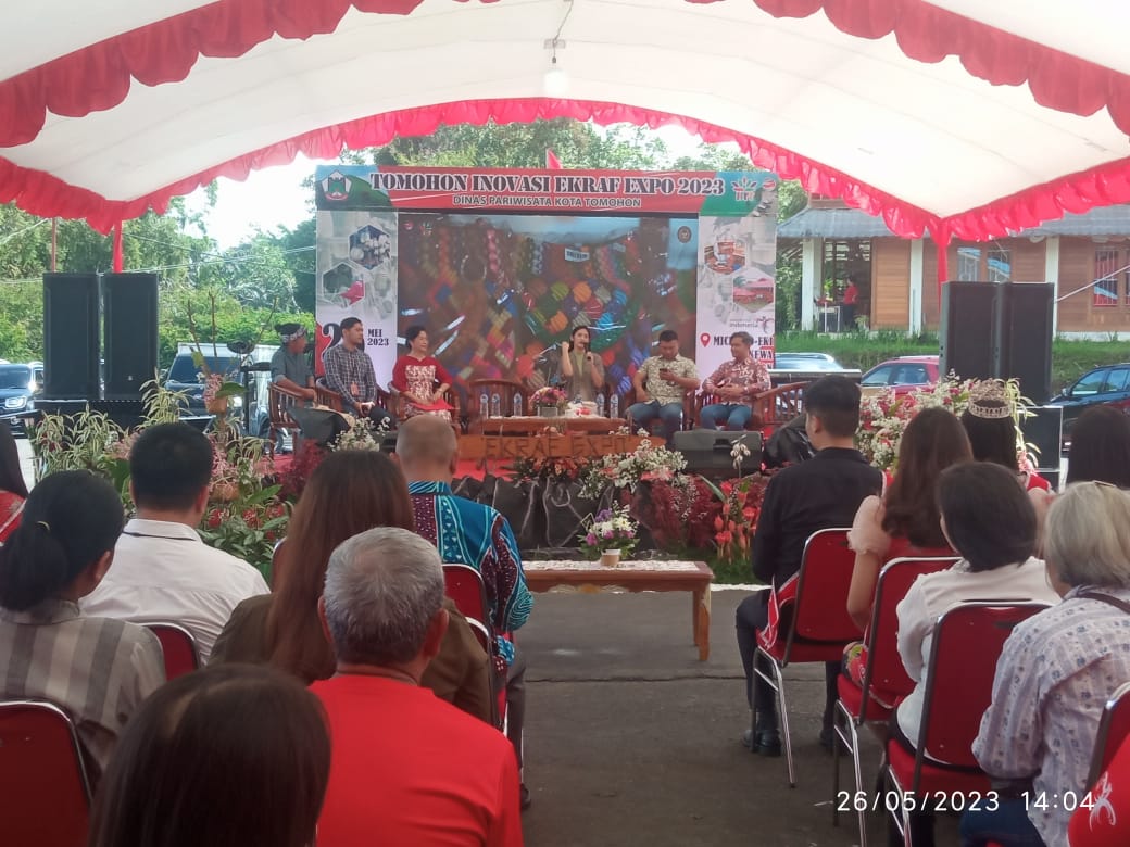 Tomohon Inovasi Ekraf Expo 2023, Siwu: Harus Tampil Beda