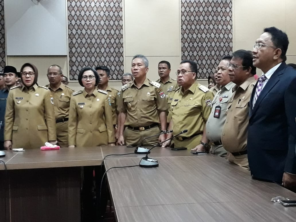 Wabup RD Hadiri Pelantikan Kepala BPKP Sulut