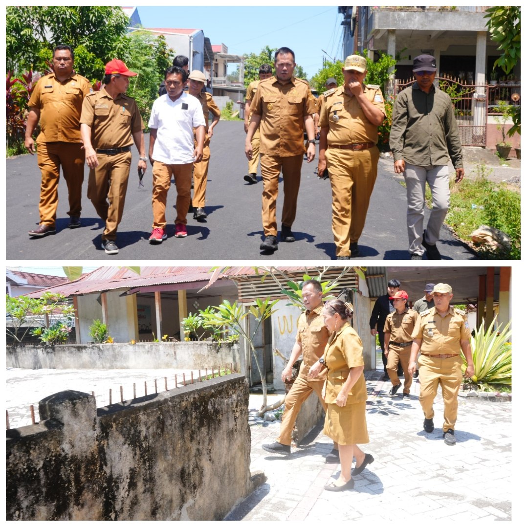 Wawali Richard Sualang ke Tuminting Tinjau dari Dekat Pembangunan Infrastruktur