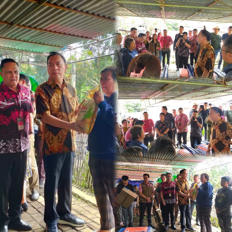 Peduli Rakyat, Walikota Carroll Serahkan Bantuan Bagi Tiga Keluarga Korban Kebakaran