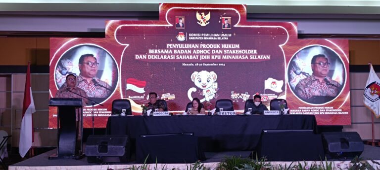 Satukan Pemahaman, KPU Minsel Gelar Penyuluhan Produk Hukum