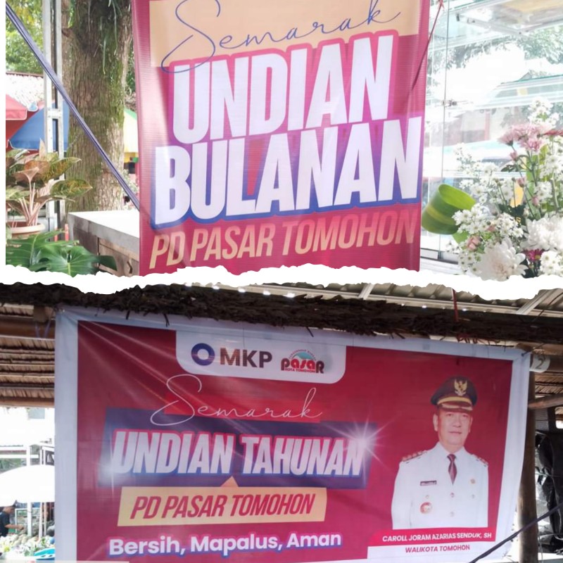 Pedagang Pasar Apresiasi Manajemen PD Pasar Tomohon dalam Sukseskan Program Caroll Senduk