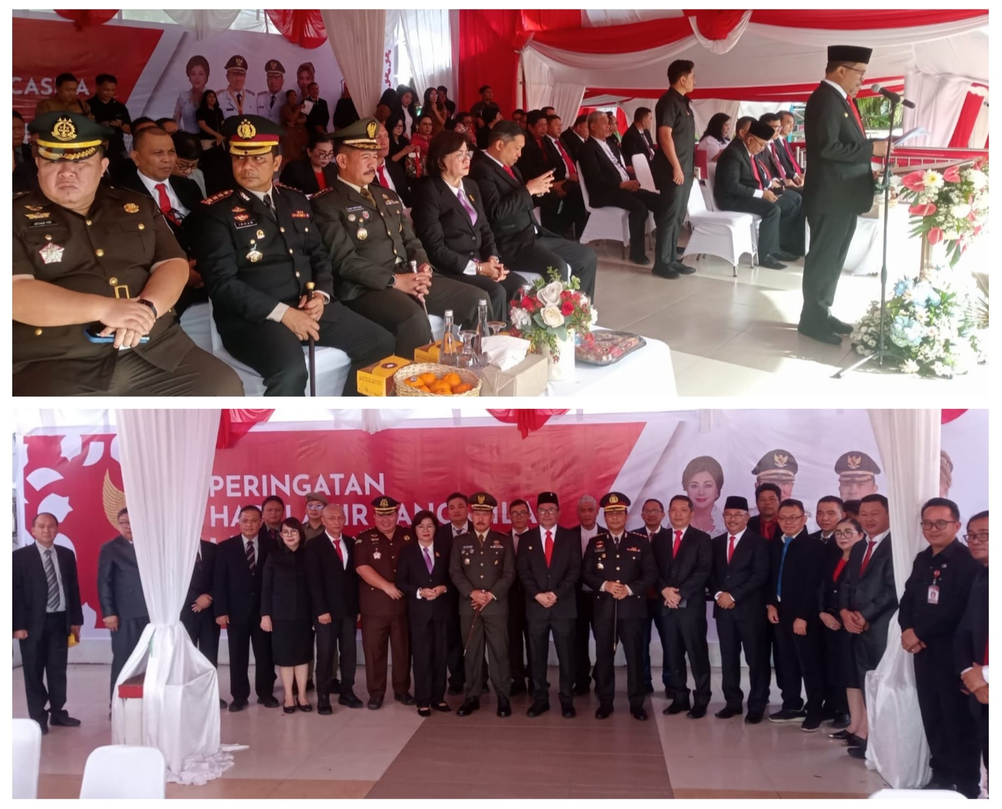 Wawali Manado Richard Sualang Pucuk Pimpinan di Upacara Hari Lahir Pancasila 2026