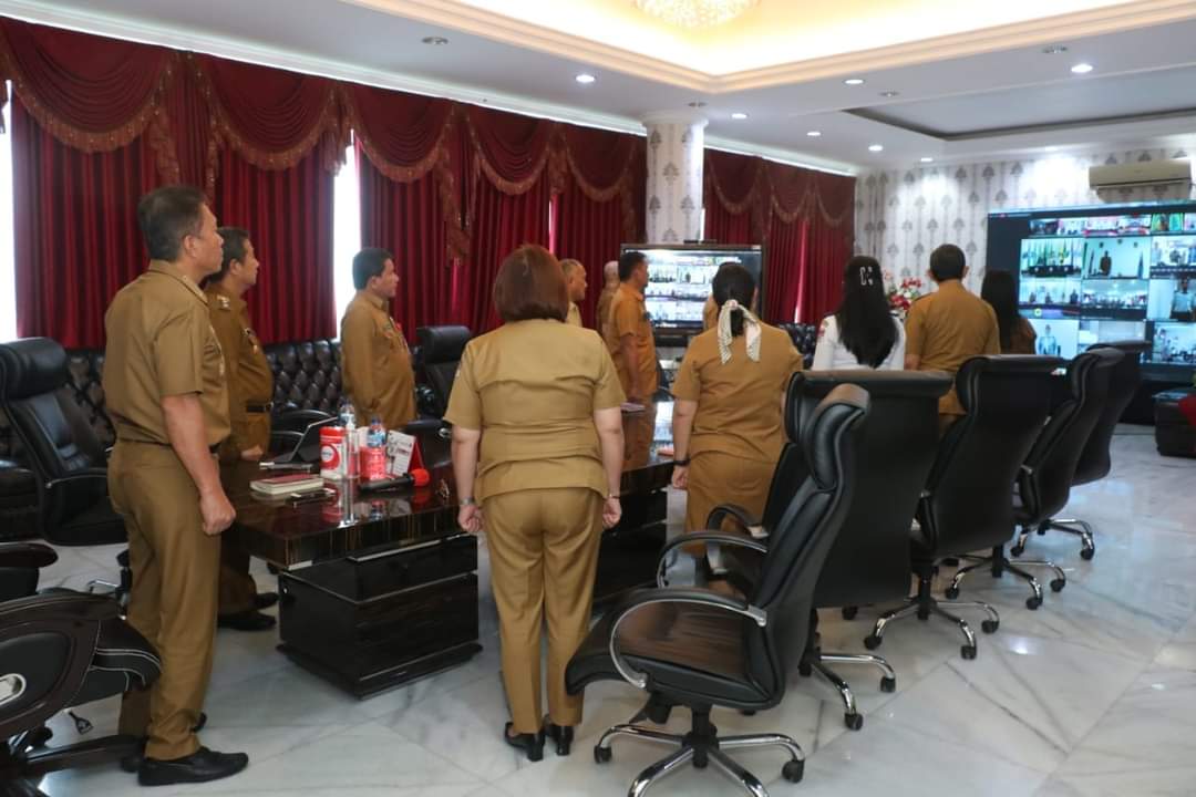 Bupati Minsel Rapat Bersama Mendagri Bahas Pengendalian Inflasi