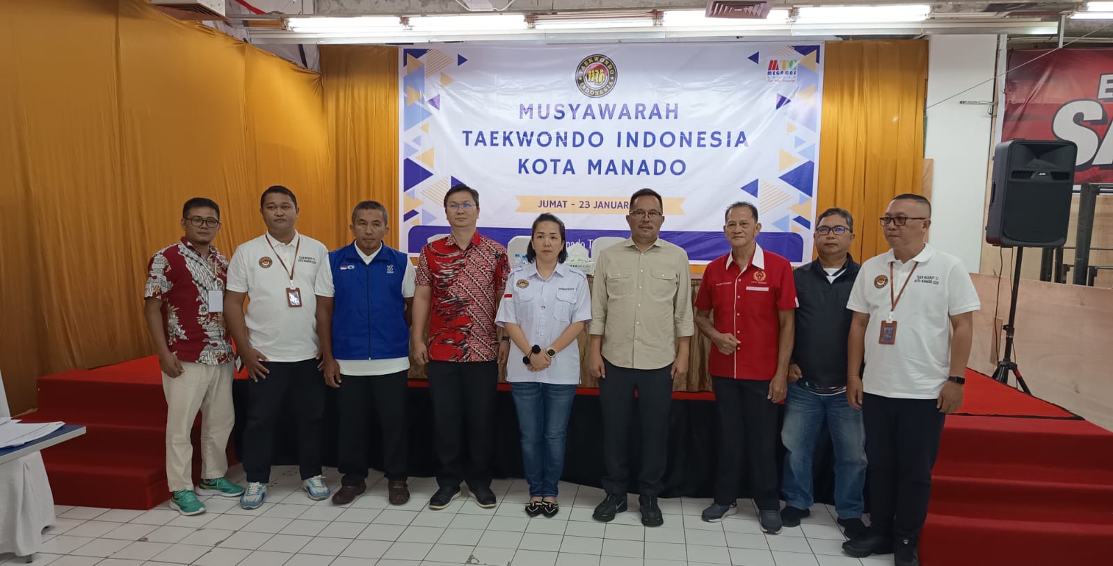 Muskot Taekwondo Manado Berlangsung, Wawali Richard Sualang Apresiasi Prestasi Para Atlet