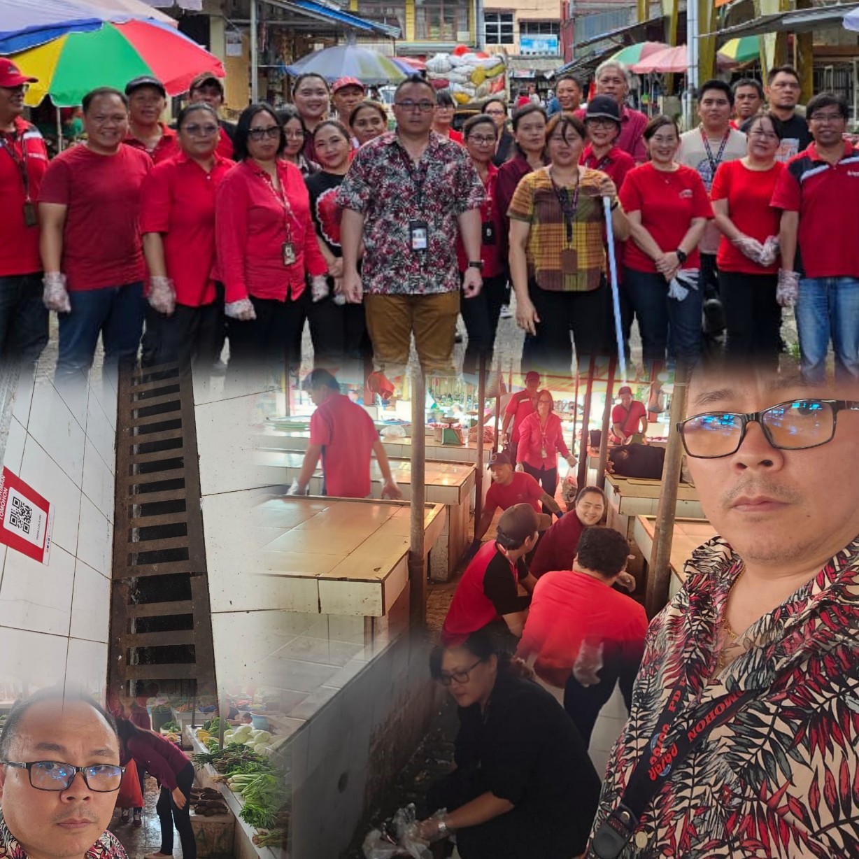 PD Pasar Beriman Tomohon Tingkatkan Kebersihan Pasar Demi Kenyamanan Pedagang dan Pengunjung