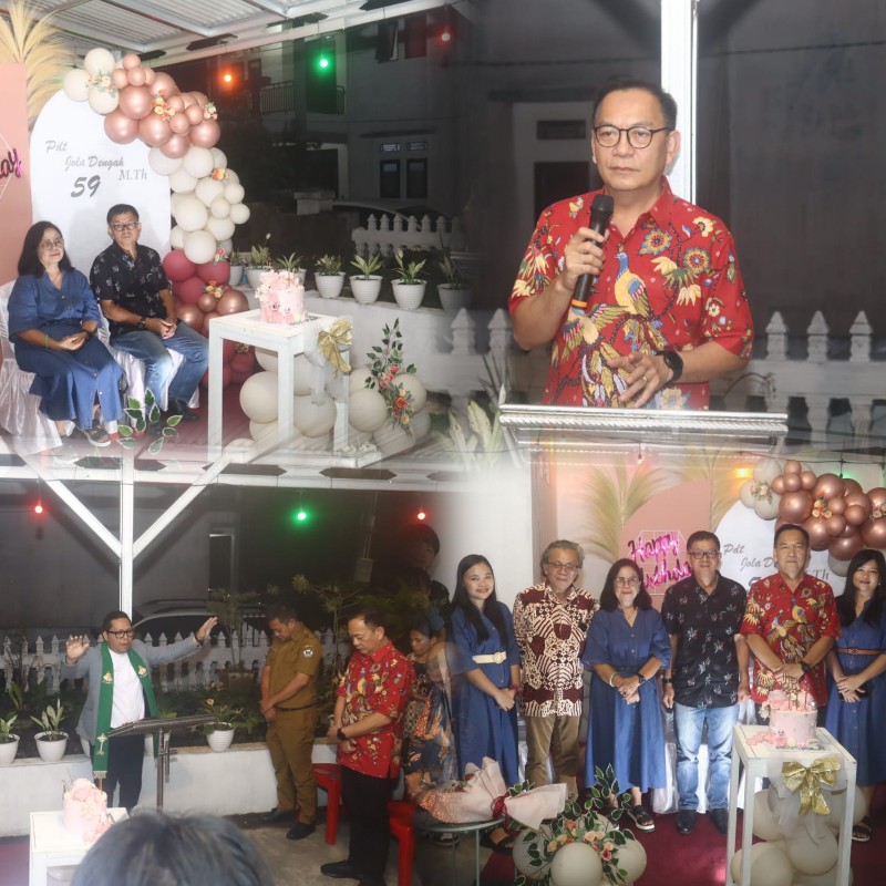 Hadiri Acara Ulang Tahun ke-59 Pdt Esther Dengah, Caroll: HUT Adalah Anugerah Tuhan