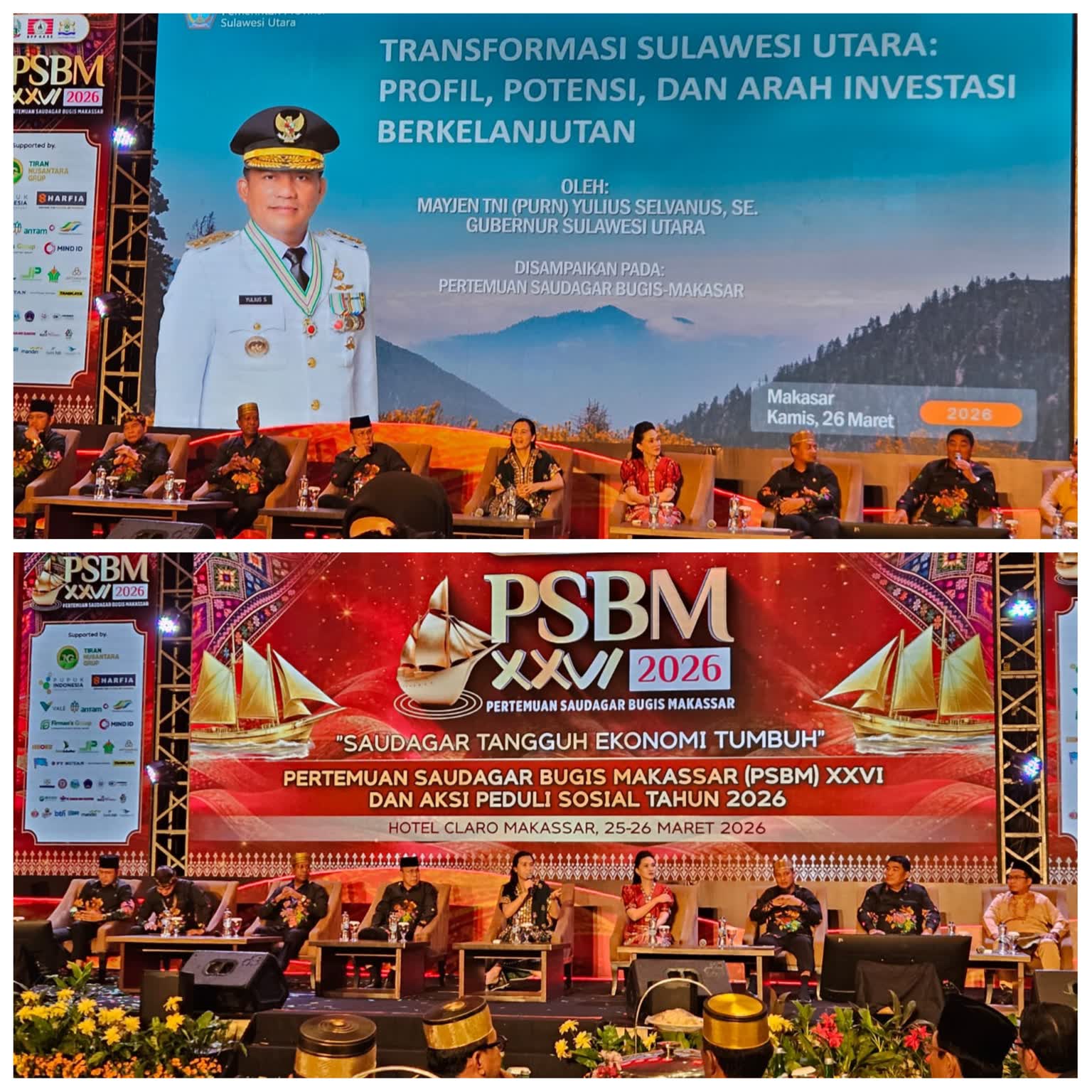 Pertemuan Saudagar Bugis-Makassar (PSBM),  Gubernur Yulius Panggil Pengusaha Berinvestasi di Sulut 