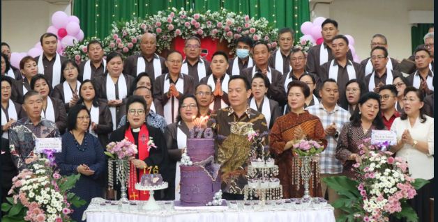 Walikota Senduk Hadiri HUT ke 176 GMIM Baitani Matani 