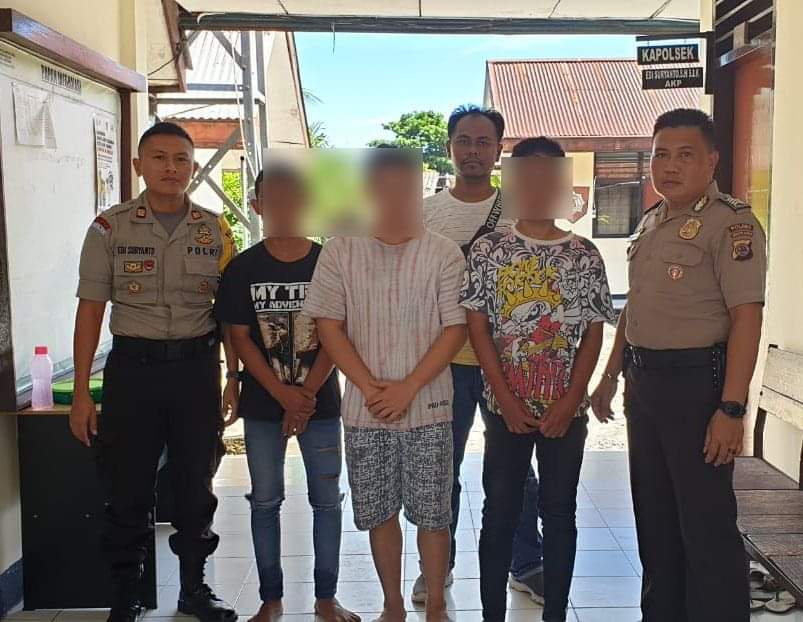 Diduga Aniaya Warga Buyungon, Rafai Cs Diamankan Polsek Amurang