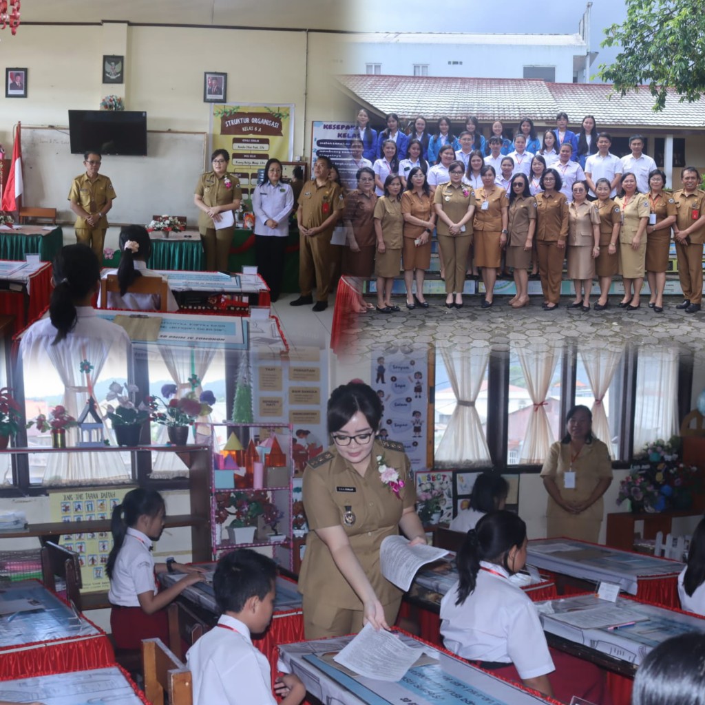 Buka Naskah Ujian Akhir SD, Wawali Sendy Apresiasi Prestasi Pendidikan Kota Tomohon