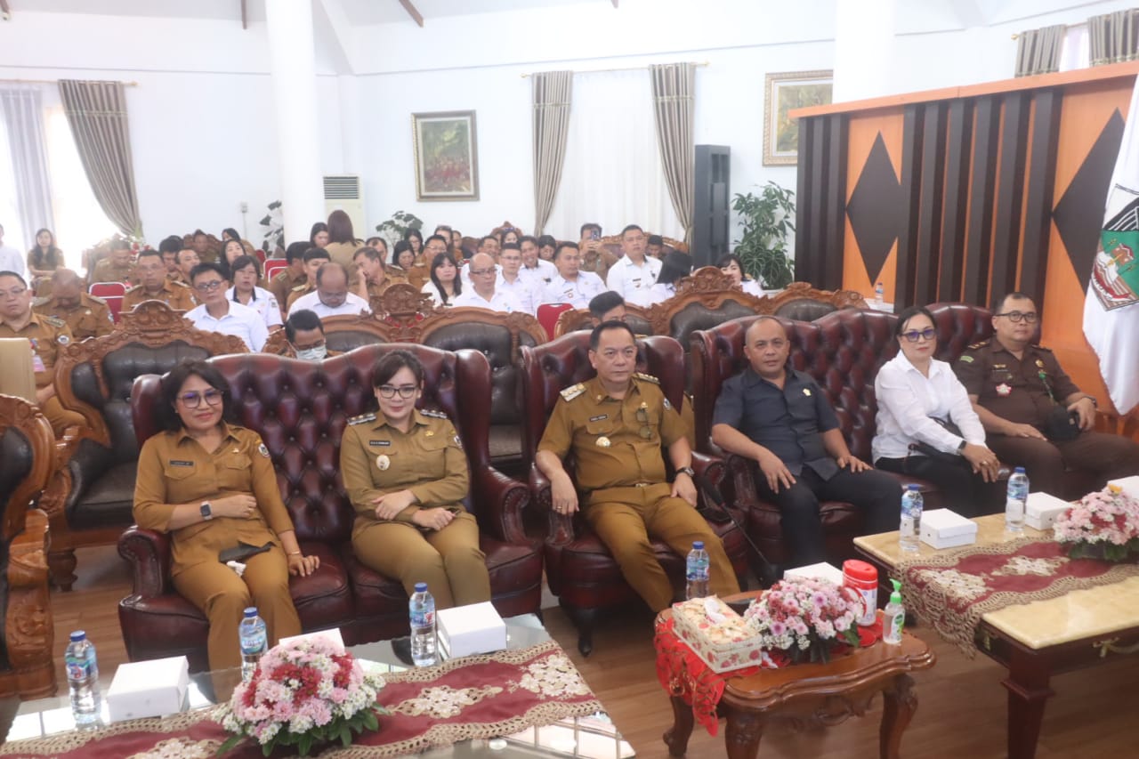 Wali Kota Tomohon Hadiri Peluncuran Kelembagaan 80.000 Koperasi Desa/Kelurahan Merah Putih Secara Virtual oleh Presiden Prabowo